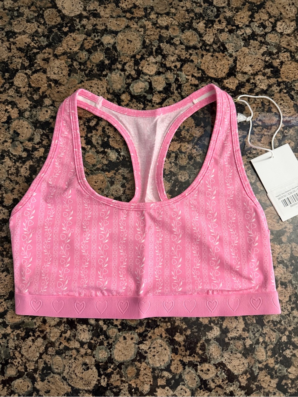 roller rabbit Pink Racerback Seamless Sports Bra - Women Intimates & Sleepwear